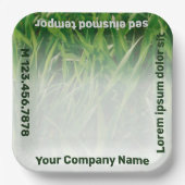 Aangepaste service voor speciale fotografie papieren bordje (Voorkant)