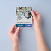 Aangepaste services voor apotheken flyer (Hand)