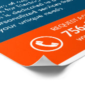 Aangepaste services voor elektrische aannemers poster (Hoek)