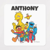 Aangepaste  Sesamstraat Vrienden Kleding Labels (Design 2)