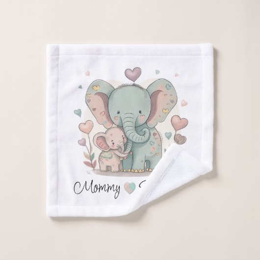 Aangepaste set handdoeken voor liefdesliefde (Wasdoekje)