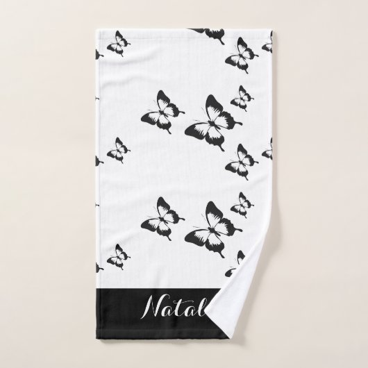 Aangepaste set handdoeken voor vlinders (Handdoek)