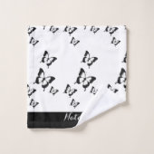 Aangepaste set handdoeken voor vlinders (Wasdoekje)