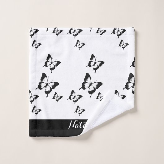 Aangepaste set handdoeken voor vlinders (Wasdoekje)