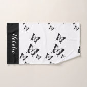 Aangepaste set handdoeken voor vlinders (Handdoek)