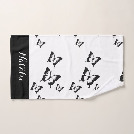 Aangepaste set handdoeken voor vlinders (Handdoek)