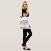 Aangepaste set. Jaar - Oma Wildflower Tote Bag (Op model)