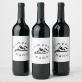 Aangepaste set met etiketten voor eten en drinken (Flessen)