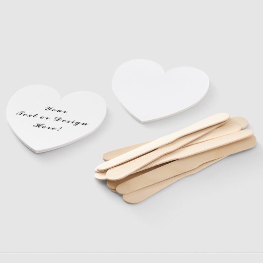 Aangepaste set van handheld event fans handwaaier (Niet-gemonteerd)