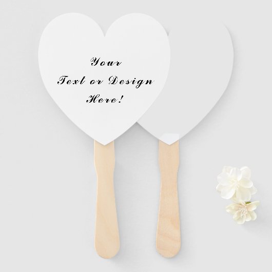 Aangepaste set van handheld event fans handwaaier (Voorkant en achterkant)