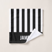 Aangepaste set voor Zebra Stripe handdoeken (Wasdoekje)