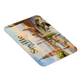 Aangepaste Sevilla Spanje Plaza de Espana Aquarel Magneet (Rechterzijde)
