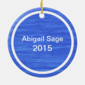 Aangepaste SH NJ Stone Harbour New Jersey Beach Keramisch Ornament (Achterkant)