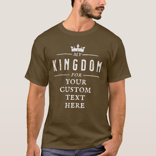 Aangepaste Shakespeare-offerte T-shirt (Voorkant)