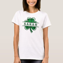 Aangepaste Shamrock naam Schattige Irish St Patric