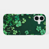 Aangepaste Shamrock Weide iPhone 16 Hoesje (Achterkant horizontaal)