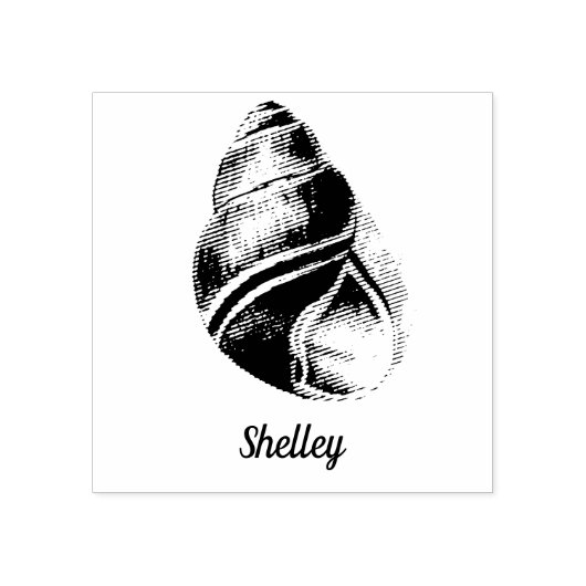 Aangepaste Shell Rubberstempel (Afrduk)