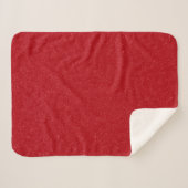Aangepaste Sherpa-deken – Tomatenrode geluidsstruc Sherpa Deken (Voorkant (horizontaal))