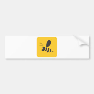 Aangepaste Shirten : Elegant bijenpictogram Shirt Bumpersticker