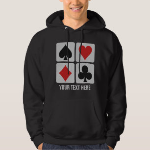 Aangepaste shirten en jassen voor kaartspeler hoodie