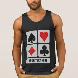 Aangepaste shirten en jassen voor kaartspeler t-shirt