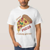 Aangepaste shirten en jassen voor tekstpasta t-shirt (Voorkant)