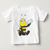 Aangepaste Shirten : Happy Baby bee Shirten (Voorkant)