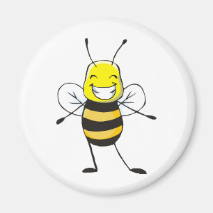 Aangepaste Shirten : Happy Bee-Shirten Magneet