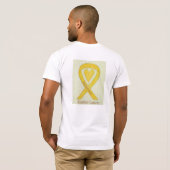 Aangepaste Shirten voor bladerkanker T-shirt (Achterkant volledig)