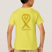 Aangepaste Shirten voor bladerkanker T-shirt (Achterkant)