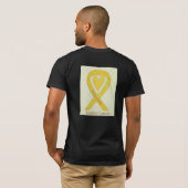 Aangepaste Shirten voor bladerkanker T-shirt (Achterkant volledig)