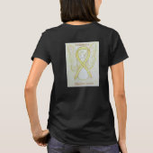 Aangepaste Shirten voor bladerkanker T-shirt (Achterkant)