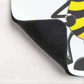 Aangepaste Shirten : Wachten op geïrriteerde bijen Muismat (Hoek)