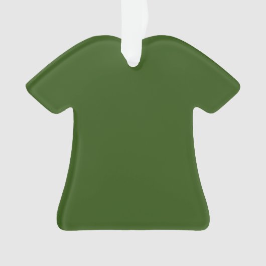 Aangepaste shirtversiering | Cute kerstherinnering Ornament (voorkant)