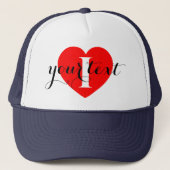 Aangepaste Show Ons Uw Liefde Graphic Trucker Hat  Pet (Voorkant)