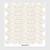 Aangepaste sieraden Prijs Labels Goud Custom-Cut S (Vel)