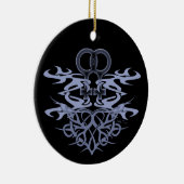 Aangepaste sieraden voor het Lesbische stammenhuis Keramisch Ornament (Rechts)