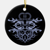 Aangepaste sieraden voor het Lesbische stammenhuis Keramisch Ornament (Voorkant)