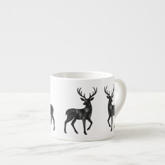 Aangepaste Silhouet van Sterrenrendier Espresso Kop