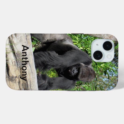 Aangepaste Silverback Gorilla-telefoontas Case-Mate iPhone Case (Achterkant (horizontaal))