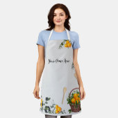 Aangepaste Sinaasappels Eenvoudig All Over Print S Schort (Gedragen)