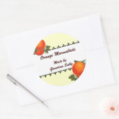 Aangepaste Sinaasappels Inblikken Stickers (Envelop)