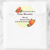 Aangepaste Sinaasappels Inblikken Stickers (Tas)