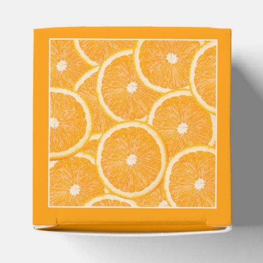 Aangepaste sinaasappels promotievak bedankdoosjes (Bovenkant)