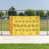 Aangepaste sinaasappels te koop verticaal spandoek (Insitu)