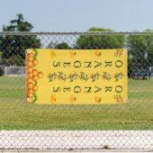Aangepaste Sinaasappels voor verkoopverticaal Spandoek (Insitu)