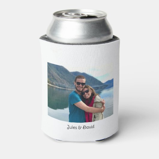 Aangepaste Single Photo Blikjeskoeler (Blikje Achterkant)