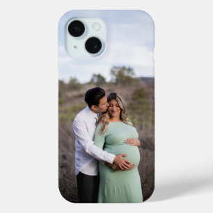 Aangepaste Single Photo iPhone 15 Case