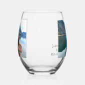 Aangepaste Single Photo Wijnglas Zonder Voet (Rechts)