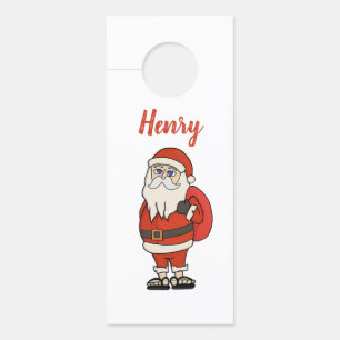 Aangepaste Sinterklaas Kerst Teenslippers Deurhanger